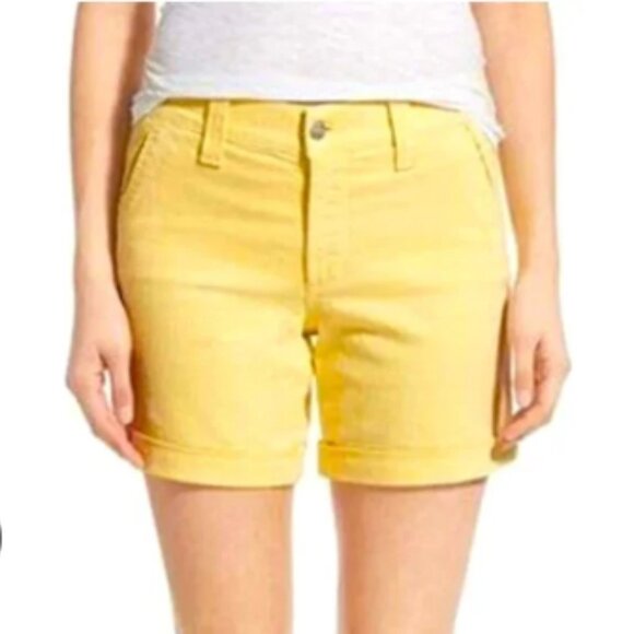 Brand New NYDJ Women's Stretch Denim Roll-Cuff Jean Shorts - Picture 1 of 4